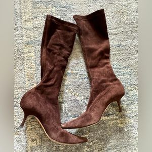 Jimmy Choo suede brown boots